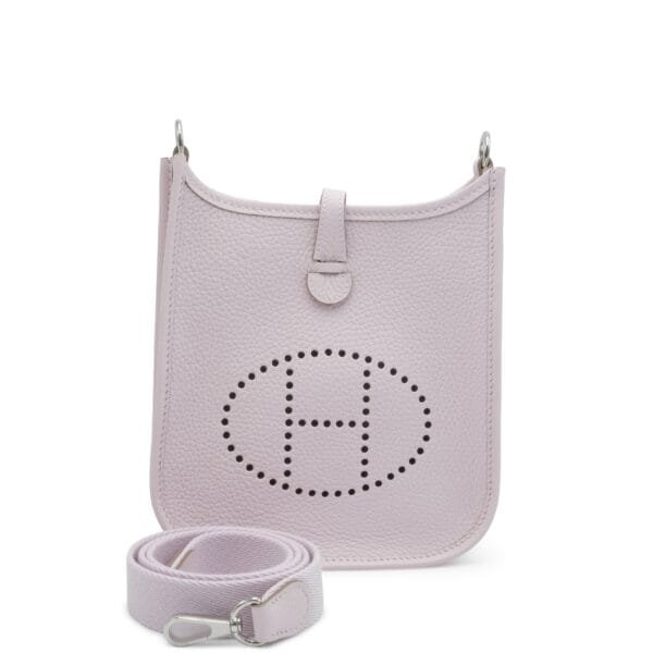 Mauve Pale Clemence Mini Evelyne II TPM 16 Palladium Hardware, 2024