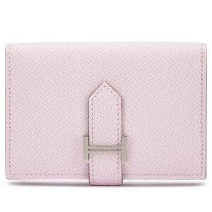 Mauve Pale Epsom Bearn Card Holder Palladium Hardware, 2022