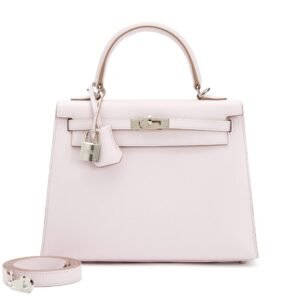 Mauve Pale Epsom Sellier Kelly 25 Palladium Hardware, 2023