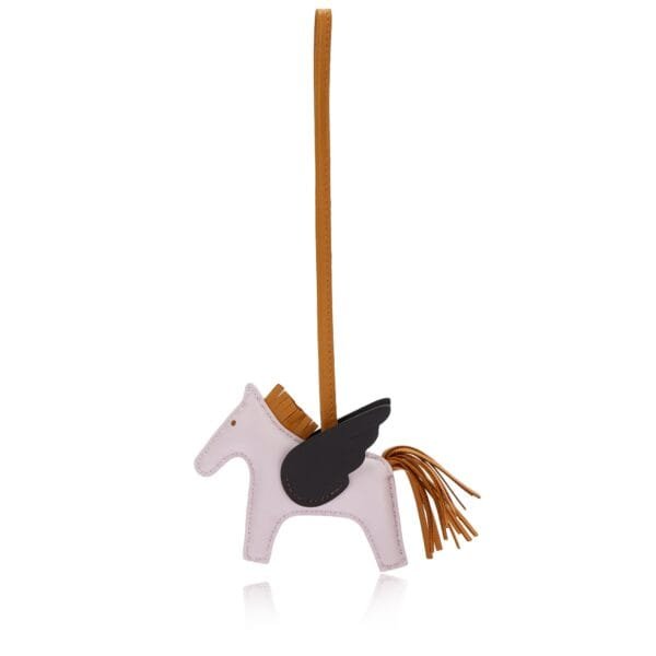 Mauve Pale, Sesame, Ebene Milo Lambskin and Swift GriGri Rodeo Pegase Charm PM, 2022
