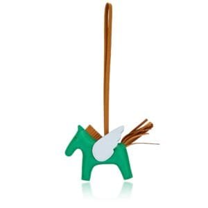 Menthe, Sesame, Bleu Brume Milo Lambskin and Swift GriGri Rodeo Pegase Charm PM, 2022