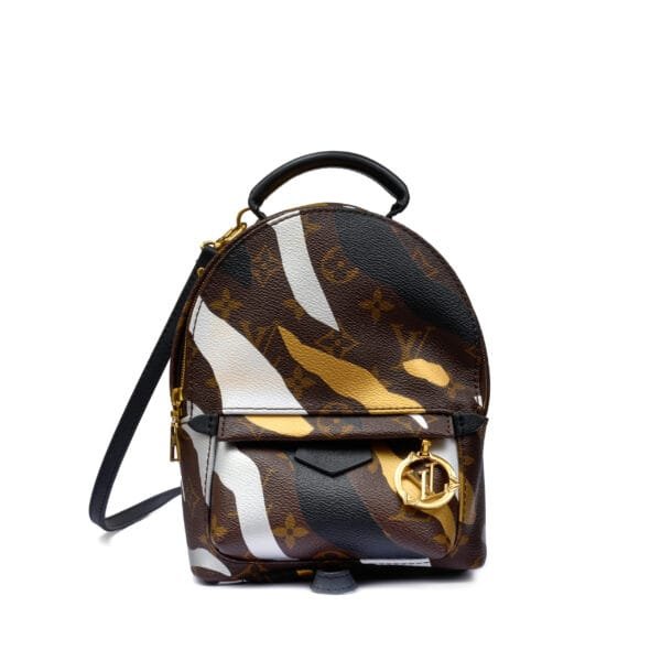Multicolor Monogram Canvas League of Legends Mini Palm Springs Backpack Gold Hardware, 2020