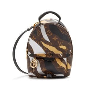 Multicolor Monogram Canvas League of Legends Mini Palm Springs Backpack Gold Hardware, 2019