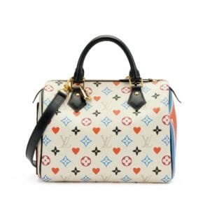 Multicolor Monogram Coated Canvas Game On Speedy Bandoulière 25 Gold Hardware, 2020