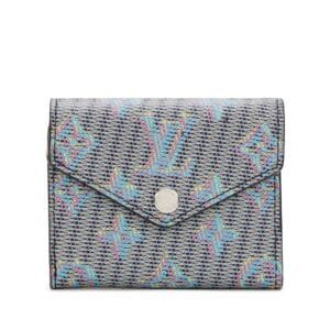 Multicolor Monogram LV Pop Calfskin Zoe Wallet Silver Hardware, 2019