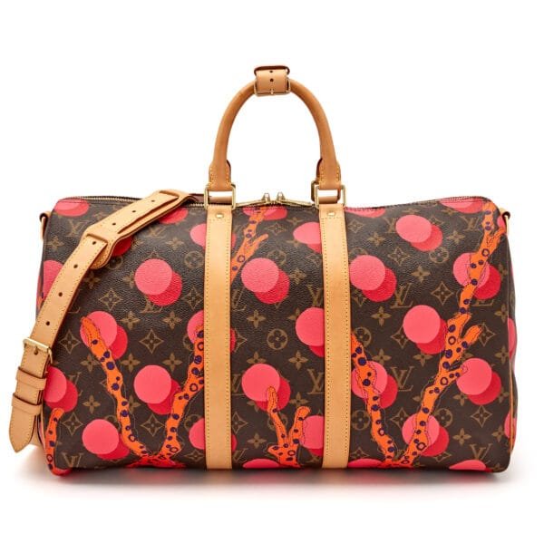 Multicolor Ramages Monogram Coated Canvas Keepall 45 Gold Hardware, 2015