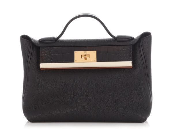 Nata and Gold Swift Togo and Alligator Mississippiensis Tricolor Touch 24/24 29 Gold Hardware, 2020