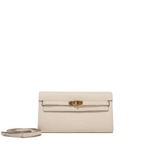 Nata Epsom Kelly-To-Go Wallet Gold Hardware, 2023