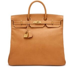 Naturelle Vache Liegee HAC Birkin 40 Gold Hardware, 1990