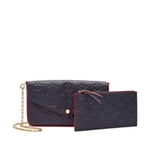Navy Monogram Empriente Félicie Pochette Gold Hardware, 2021