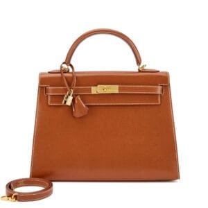 Noisette Veau Grain Lisse Sellier Kelly 32 Gold Hardware, 2003