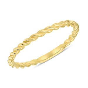 Olympic Twist Gold Ring