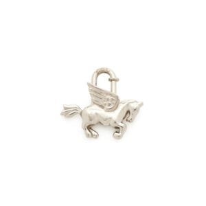 Palladium Plated Pegasus Cadena Lock Charm, 1993