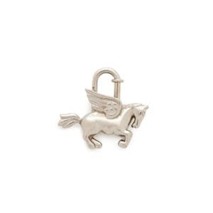 Palladium Plated Pegasus Cadena Lock Charm, 1993