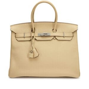 Parchemin Togo Birkin 35 Palladium Hardware, 2009