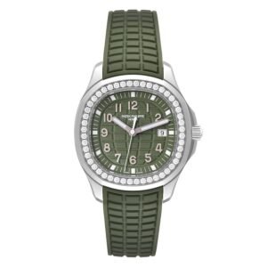 Patek Philippe Aquanaut (Reference 5267/200A-011). An unworn diamond-set stainless steel quartz wristwatch with date. 2023
