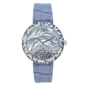 Patek Philippe Calatrava (Reference 4899/901G-001) Haute Joaillerie. A ladies white gold diamond-set automatic wristwatch.