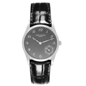 Patek Philippe Calatrava (Reference 5026P). A platinum automatic wristwatch.