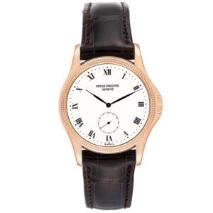 Patek Philippe Calatrava (Reference 5115R-001). A rose gold manual wind wristwatch.