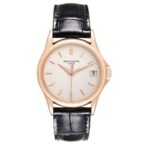 Patek Philippe Calatrava (Reference 5127R-001). A rose gold automatic wristwatch with date. 2006