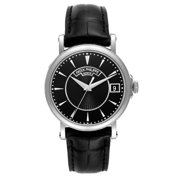 Patek Philippe Calatrava (Reference 5153G-001). A white gold automatic wristwatch with date. 2016