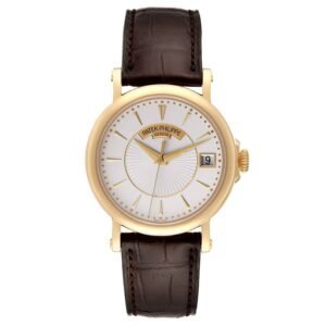 Patek Philippe Calatrava (Reference 5153J-001). A yellow gold automatic wristwatch with date. 2020