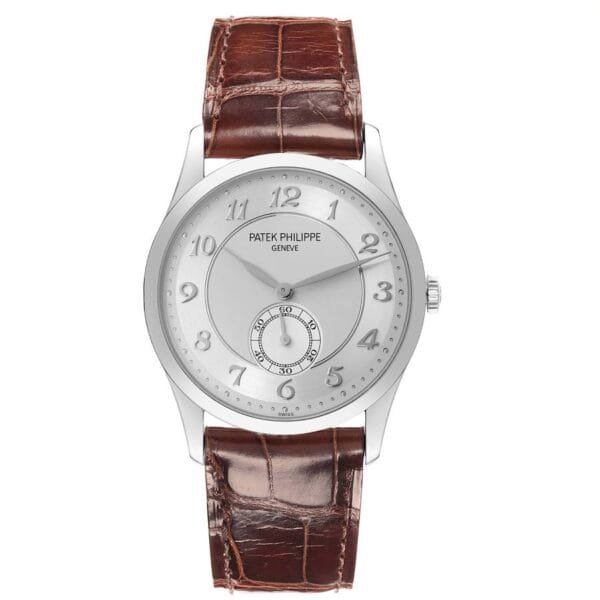 Patek Philippe Calatrava (Reference 5196P-001). A platinum manual wind wristwatch.