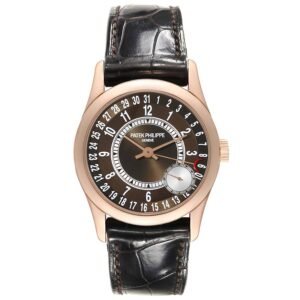 Patek Philippe Calatrava (Reference 6000R-001). A rose gold automatic wristwatch with date. 2014