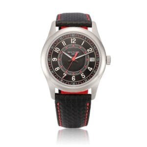 Patek Philippe Calatrava (Reference 6007). A white gold wristwatch. circa 2023