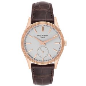 Patek Philippe Calatrava (Reference 6119R-001). A rose gold manual wind wristwatch. 2022