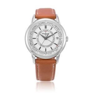 Patek Philippe Calatrava Weekly Calendar (Reference 5212A). A stainless steel automatic wristwatch with day, date, and month. 2021