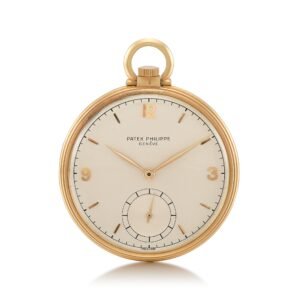 Patek Philippe (Reference 745/2). A yellow gold openface watch. circa 1950