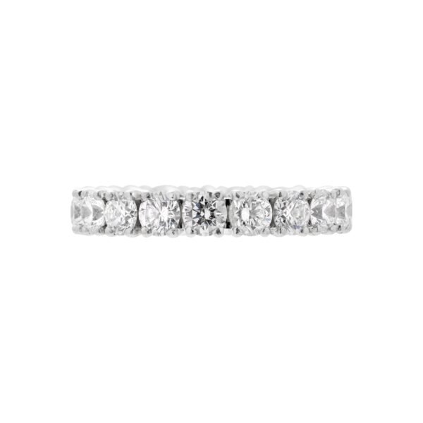Platinum and 3.80ctw Round Brilliant Cut Diamond Destinée Eternity Band Ring