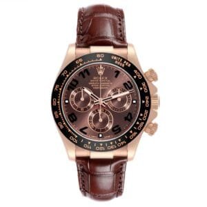 Rolex Cosmograph Daytona (Reference 116515). A rose gold automatic wristwatch with chronograph.