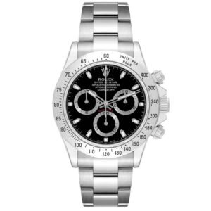 Rolex Cosmograph Daytona (Reference 116520). A stainless steel automatic wristwatch with chronograph. 2009-2010