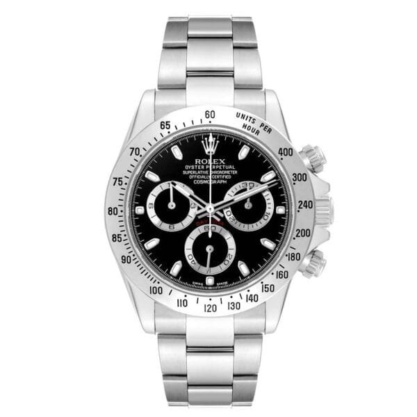Rolex Cosmograph Daytona (Reference 116520). A stainless steel automatic wristwatch with chronograph. 2009-2010