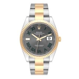 Rolex Datejust (Reference 126333). A yellow gold stainless steel automatic wristwatch with date. 2021