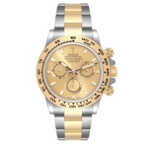 Rolex Daytona (Reference 116503). A yellow gold and stainless steel automatic wristwatch with chronograph. 2019