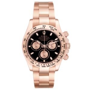 Rolex Daytona (Reference 116505). A rose gold automatic wristwatch with chronograph. 2019