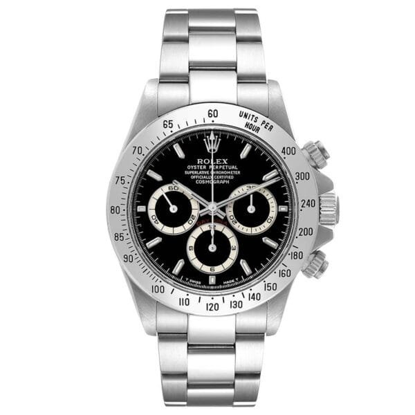 Rolex Daytona Zenith (Reference 16520). A stainless steel automatic wristwatch with chronograph. 1997-1998