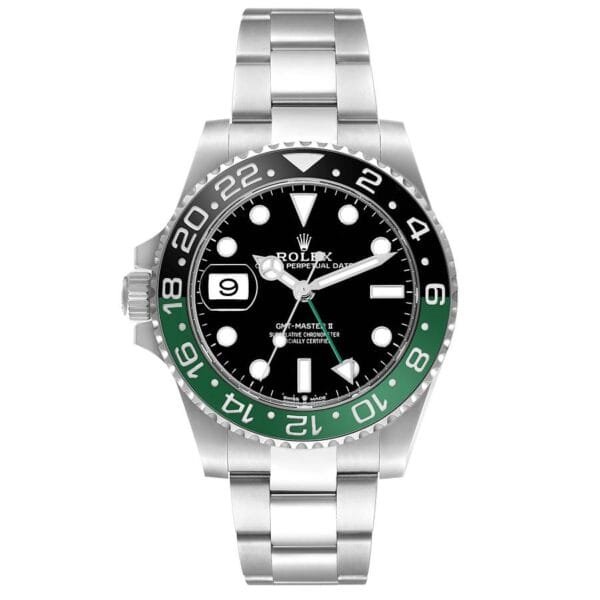 Rolex GMT-Master II Sprite (Reference 126720). A stainless steel automatic wristwatch with date. 2024