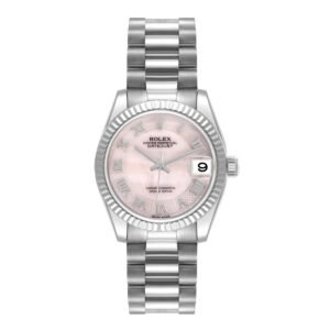 Rolex President Datejust (Reference 178279). A white gold automatic wristwatch with date. 2002-2003