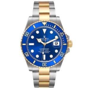 Rolex Submariner (Reference 126613). A yellow gold stainless automatic wristwatch with date. 2022
