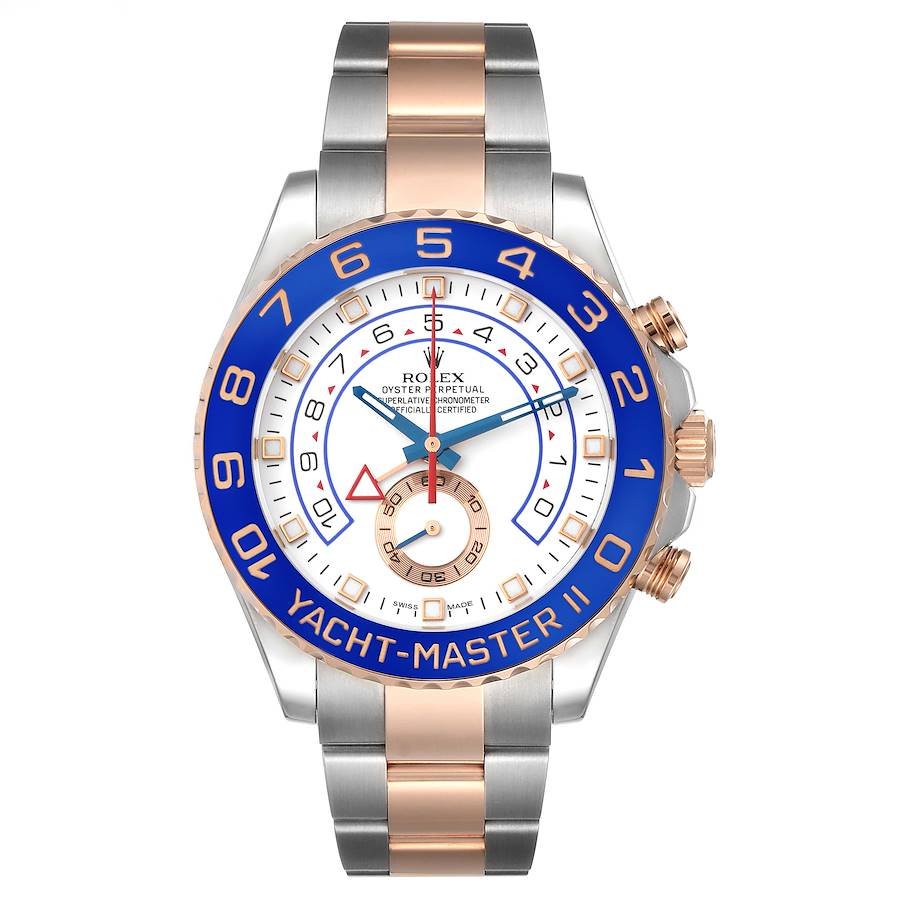Rolex Yacht-Master II (Reference 116681). A rose gold and stainless steel automatic wristwatch with chronograph. 2012