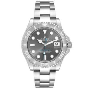 Rolex Yacht-Master (Reference 116622). A platinum stainless steel automatic wristwatch with date. 2018