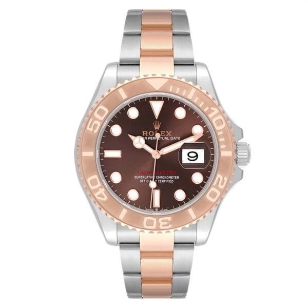 Rolex Yacht-Master (Reference 126621). A rose gold stainless steel automatic wristwatch with date.