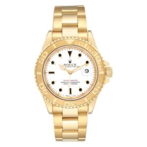 Rolex Yacht-Master (Reference 16628). A yellow gold automatic wristwatch with date. 1995-1996