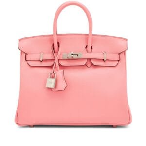 Rose Azalee Swift Birkin 25 Palladium Hardware, 2020