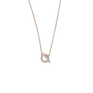 Rose Gold and Diamond Finesse Pendant