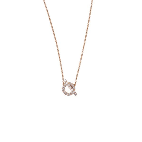 Rose Gold and Diamond Finesse Pendant